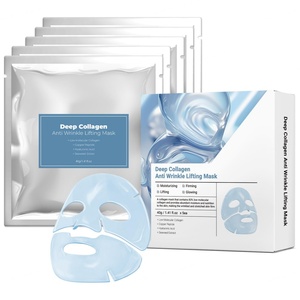 Mascarilla Facial de Colágeno con Péptidos y Ácido Hialurónico, Hidratante, Reafirmante, Iluminadora, Antiarrugas y Lifting, para Uso Nocturno - Product Image 1