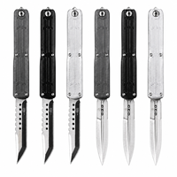Couteau pliant UTEX en acier D2 haute dureté, manche en aluminium, pour camping, survie, chasse, avec brise-vitre, EDC