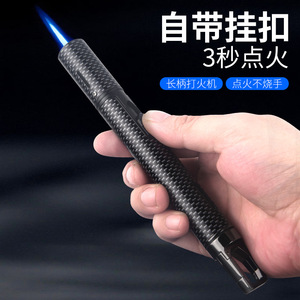 Briquet JOFI à long manche, coupe-vent, rechargeable, portable, pour cigares et moxibustion en extérieur - Product Image 1
