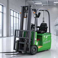 Chariot élévateur électrique au lithium 1200 kg avec cabine, contrepoids, pour entrepôt intérieur, logistique, transpalette, manutention