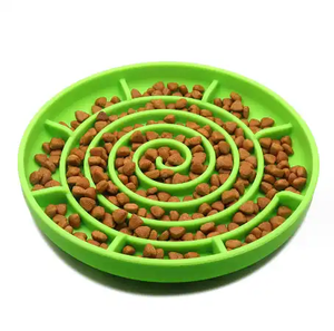 BPA-freier Silikon-Fressnapf für Haustiere, Slow-Feeder-Teller mit Spiraldesign, Silikon-Slow-Feeder-Hundenapf - Product Image 2