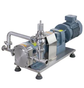 सेनेटरी स्टेनलेस स्टील ss304 स्थानांतरण पंप रोटर रोटरी सिरप के लिए शैम्पू चॉकलेट उच्च चिपचिपापन पालि पंप - Product Image 2