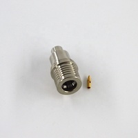 Connecteur coaxial RF à sertir droit QMA mâle pour câble coaxial RG402 de 0,141'' 50 Ohm, déconnexion rapide