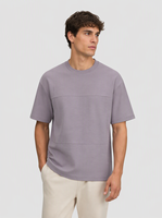 T-shirts à manches courtes pour hommes, décontractés, col rond, design uni, 100% coton jersey |   Chemise anti-rides respirante pour les vacances d'été à la plage