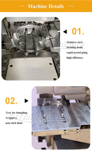 Machine à raviolis, samosas et boulettes entièrement automatique à moteur - Nouvelle capacité élevée pour un usage domestique et en restaurant - Product Image 4
