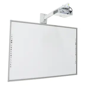 Quadro branco interativo com tela de toque de 20 pontos de 120 polegadas, ideal para ensino escolar, atacado de fábrica