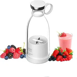 Myvoes Best Verkochte 350Ml Rvs Oplaadbare Usb Mixer 4/6 Messen Elektrische Fruit Juicer Mini Draagbare Blender Cup