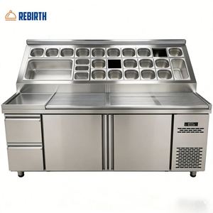 High-Efficiency Compressor Double Temperature <b>Drawer</b> Refrigerator Under Counter Kitchen Fridge and Freezer for Home RWC,RWD,RWS - Product Image 3