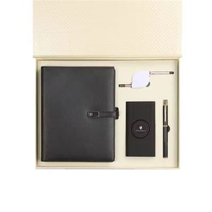Luxury Premium Quality Corporate Promotional Business <b>Notebook</b> with Powerbank Gift <b>Set</b> for Marketing 2026 Trend Products - Product Image 4