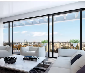 REDOAK finestre moderne finestre in alluminio porta scorrevole porta scorrevole bagni porta scorrevole in vetro libreria - Product Image 5