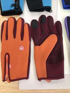 Guantes de Ciclismo de Invierno Unisex de Algodón y Poliéster con Pantalla Táctil, Resistentes al Viento, Deportivos, con Forro de Terciopelo para Esquí de Montaña - Product Image 3