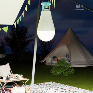 Có thể sạc lại E27 khẩn cấp dẫn bóng đèn <span class=keywords><strong>20W</strong></span> với móc AC85 để 265V treo đèn khẩn cấp 4200mAh pin nhà mất điện cắm trại - Product Image 6