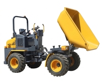 Mini-dumper 4x4 hydraulique à benne basculante pour chantier, tout-terrain, camion benne de construction