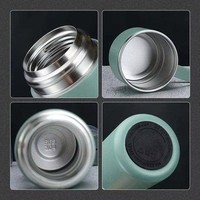 Bouteilles d'eau isothermes 500 ml – Gobelet chaud et froid, thermos à thé en acier inoxydable, coffret cadeau
