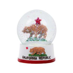 Globe d'eau personnalisé de haute qualité peint à la main en résine Canada Souvenir touristique feuille d'érable aimant de réfrigérateur Toronto Montréal boule à neige - Product Image 5