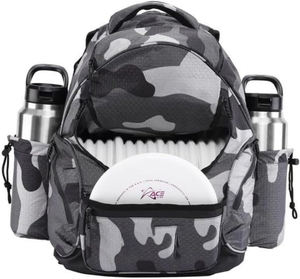 Sac de golf à disques en toile de polyester durable de grande taille avec logo personnalisé pour 6 à 10 disques pour les activités de plein air - Product Image 1