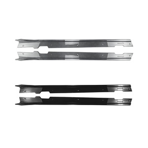 Mini Cooper JCW F66 F67 Side Skirts ABS Piano Black Carbon Fiber Texture Body Kit 2024+ - Product Image 5