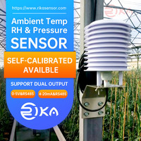 Transmetteur de surveillance de la température ambiante et de l'humidité relative RK330-01B auto-calibré 4-20mA RS485