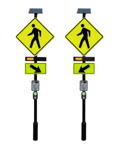 Rfb矩形快速闪光信标系统美国MUTCD标准智能人行横道系统
