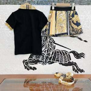 Nouvelle Collection Été – Tenues Haut de Gamme pour Enfants : Costumes Assortis Garçons et Filles, Jupes, Polos et Shorts pour Garçons, Pantalons - Product Image 5