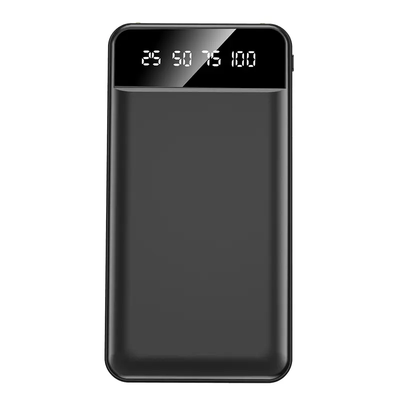 Aangepaste 10000Mah Dual Usb Power Bank , Led Display Pd 20W Snel Opladen Slanke Externe Batterij Voor Iphone 12 13 14 15 Pro Max