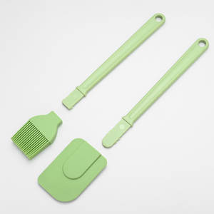Ensemble d'ustensiles de cuisson en silicone, spatule et pinceau, compatibles lave-vaisselle et four, pour la pâtisserie - Product Image 4