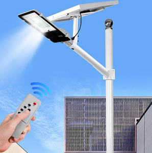 Usine directement 200W lampadaire solaire Led lampadaire solaire 10W 30W lampadaire solaire extérieur étanche livraison rapide <span class=keywords><strong>Ti</strong></span> - Product Image 3