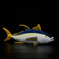 Peluche de Atún Personalizado, Juguete de Peluche de Animal Marino, Muñeco Adorable para Restaurante de Mariscos, Tienda de Regalos Premium, Fabricación Personalizada OEM ODM