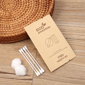 Boîte de papier de luxe OEM certifiée écologique FSC, recyclable, équipement sec pour hôtel, kit <span class=keywords><strong>dentaire</strong></span>, kit de rasage, peigne, bonnet de douche, ensemble de vanité - Product Image 5