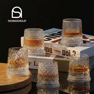 Verres <span class=keywords><strong>à</strong></span> <span class=keywords><strong>whisky</strong></span> rotatifs en <span class=keywords><strong>cristal</strong></span> de luxe personnalisés, gravés au diamant, <span class=keywords><strong>verre</strong></span> <span class=keywords><strong>à</strong></span> <span class=keywords><strong>whisky</strong></span> tournant - Product Image 1