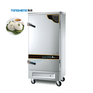 Vaporera Eléctrica Comercial de 32 Bandejas para Siomai y Dumplings, Olla Arrocera para Restaurantes, Vaporera de Alimentos de Metal - Product Image 2