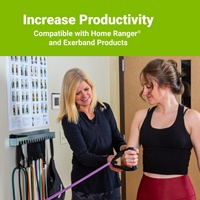 Sistema de Entrenamiento de Resistencia Montado en la Pared con 5 Niveles de Resistencia y Modos de Entrenamiento Duales para Gimnasio en Casa y Rehabilitación Física