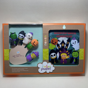 Marionnettes de doigt Jinying pour Halloween avec livre d'histoires pour le bain – Jouet éducatif pour bébés et tout-petits, jeu d'imitation, divertissement aquatique pour le bain, résistant à l'eau - Product Image 6