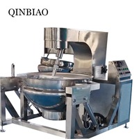 800L Hoog Efficiënte Automatische Industriële Voedselkookmachines Kookmixer Saus Planetaire Mixer Kookpan