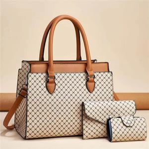 Manufacturer Wholesale New <b>Women's</b> Tote <b>Bag</b> Fashion Print Three-piece Set <b>Women</b> Single Shoulder Handbag - Product Image 3