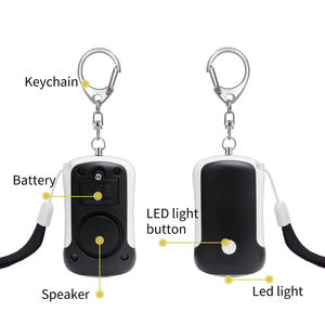 <span class=keywords><strong>Alarma</strong></span> de Seguridad Personal de 130dB con Luz LED |   Llavero Herramienta de Defensa y Emergencia |   Incluye Pilas LR44 - Product Image 2