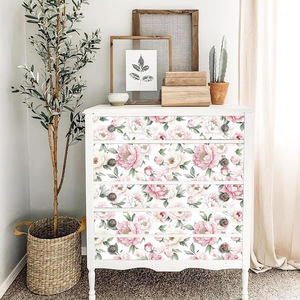 Creation Of Time And Space Peel Stick Wallpaper Floral Pink Self Adhesive For Bedroom <b>Wall</b> <b>Covering</b> - Product Image 3