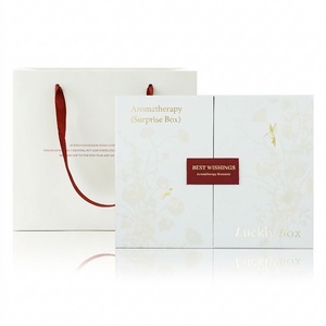 Traditional Chinese Style Aroma Gift Box Scented Candle Fragrance Stone <b>Essential</b> <b>Oil</b> <b>Set</b> For Indoor Decor - Product Image 5