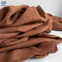 Tela de Lino 100% Puro de Lujo, 140 cm de Ancho, 110GSM-275GSM, Textil de Lino Natural al por Mayor para Prendas Personalizadas