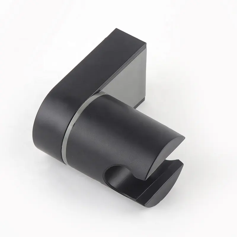 Black Wall Mounted Bracket 360 Degree Rotation Adjustable Plastic Shower head Holder Strong Hand Shower Holder