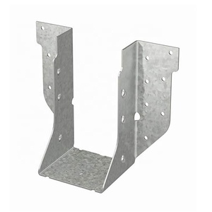 Conectores Estructurales <span class=keywords><strong>de</strong></span> Viga <span class=keywords><strong>de</strong></span> Madera Metálica Galvanizada <span class=keywords><strong>de</strong></span> Alta Calidad, Soporte <span class=keywords><strong>de</strong></span> Viga Redondo para Montaje Frontal - Product Image 1