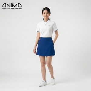 เสื้อโปโลผู้หญิงขายดี ผลิตจากโพลีเอสเตอร์รีไซเคิล 100% รุ่นคลาสสิค น้ำหนัก 200 กรัม แขนสั้น ระบายอากาศได้ดี น้ำหนักเบา สีสันปรับแต่งได้ - Product Image 1
