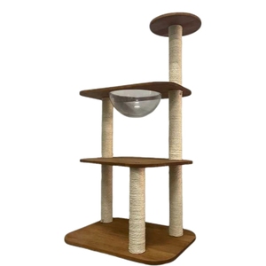 Tháp Mèo gỗ cao cấp với viên nang không gian & nền tảng nâng cao-Cấu trúc chơi và leo núi trong nhà tuyệt đỉnh - Product Image 2