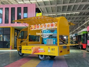 2025 High Quality Customized Stainless Steel Mobile Food Truck for Snack Ice Cream Hotdog & Fast Food with 2 Years Warranty - Product Image 3