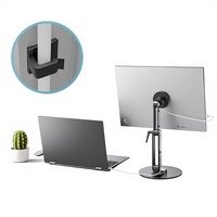 Support de bureau magnétique pour iPad Pro en alliage d'aluminium avec articulation mécanique, inclinaison à 360 degrés, capacité de 2 kg (4,4 lb) - Vente en gros