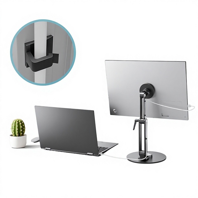 Wholesale Aluminum Alloy Mechanical Joint iPad Pro Stand for Desk Magnetic Monitor Stand 360-Degree Tilt 4.4 LBS Capacity No