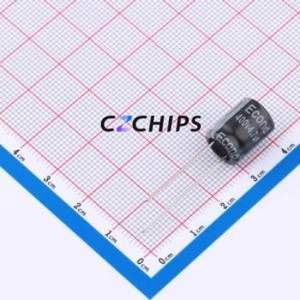 Condensador Electrolítico de Aluminio de 4.7uF 400V 10x13KM con Orificio Pasante, D10xL13mm 4.7uF 20% 400V 46mA-120Hz - Product Image 1