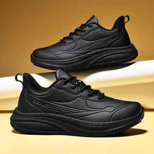 Best-selling Black Men's Casual Sports Shoes Plus-size Lace-up <strong>Sneakers</strong> Light Weight Spring Summer Autumn Winter - Product Image 6