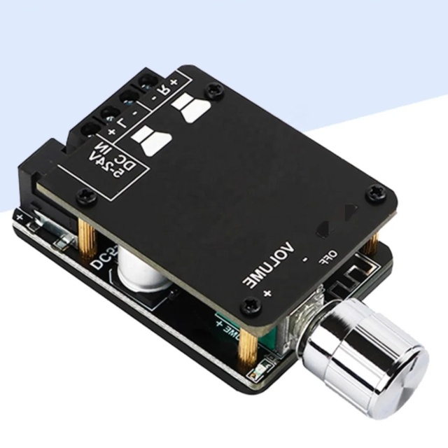 Mini BT 5.0 Digital Power Amplifier Board Dual Channel 50W*2 High Power Stereo Audio Amplifier Board DC12-20V Original CN;GUA