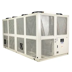 Recirculating cooling water Air cooled Glycol Chiller 100kw 120kw 150kw Skating Ice Rink Chiller